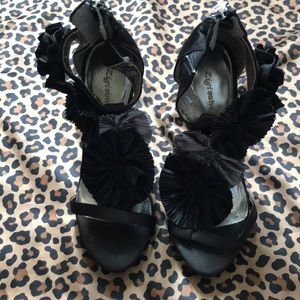 Black dress sandals